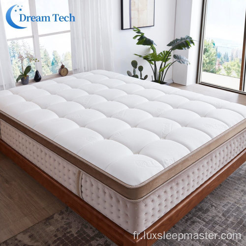 Matelas de lit de meubles de chambre à coucher de haute qualité de prix usine